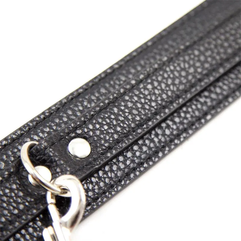 Collar con Correa de Patrón de Serpiente · LATETOBED BDSM LINE · Accesorios BDSM y Fetish — photo 3