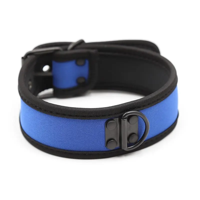 Collar de Neopreno Ajustable Azul · A-GUSTO · Accesorios BDSM y Fetish — Foto 2