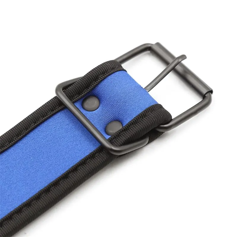 Collar de Neopreno Ajustable Azul · A-GUSTO · Accesorios BDSM y Fetish — Foto 4
