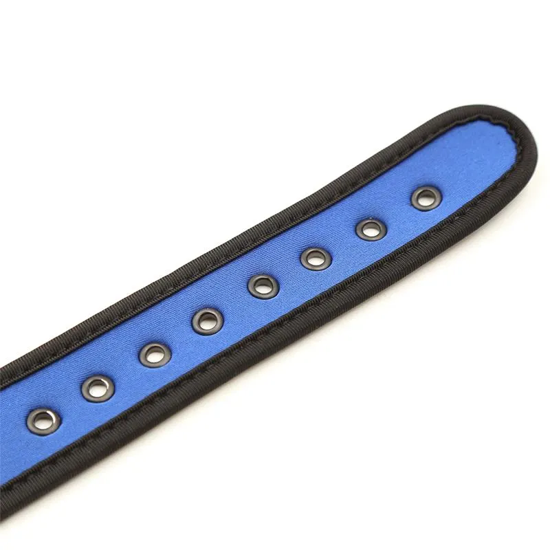 Collar de Neopreno Ajustable Azul · A-GUSTO · Accesorios BDSM y Fetish — Foto 6