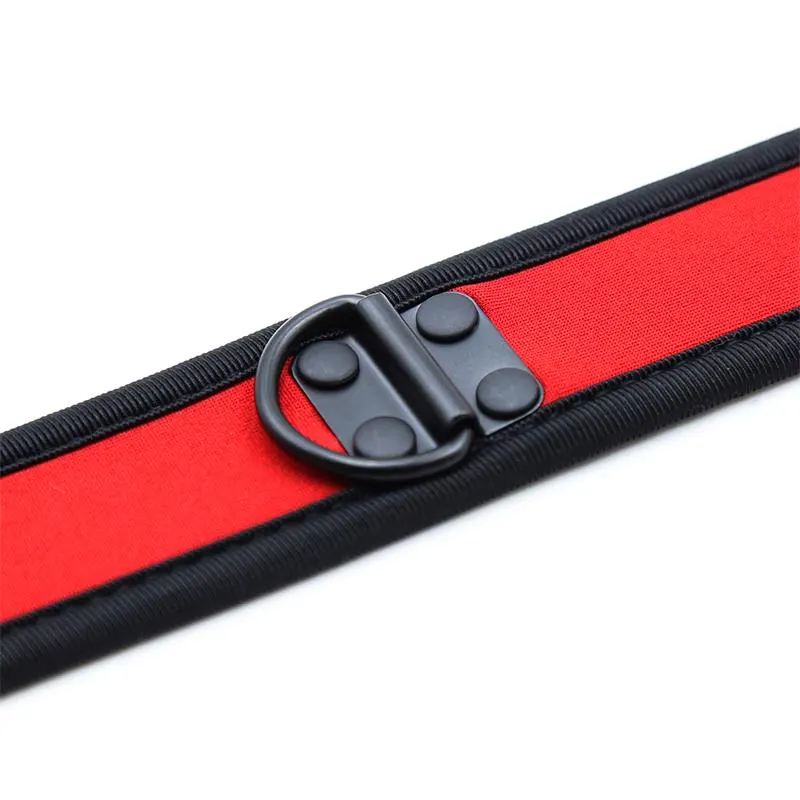Collar de Neopreno Ajustable Rojo · A-GUSTO · Accesorios BDSM y Fetish — photo 5