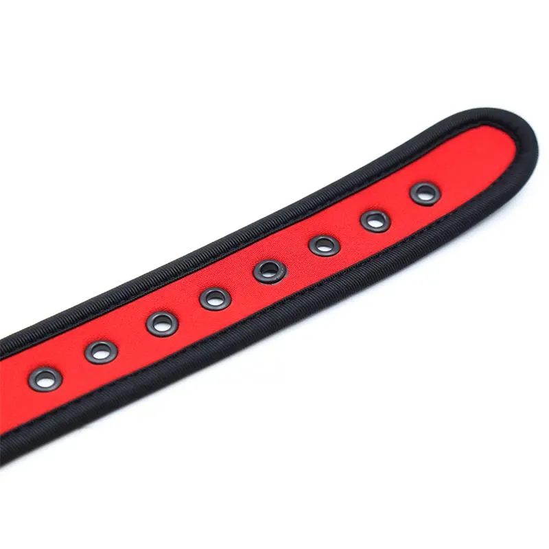 Collar de Neopreno Ajustable Rojo · A-GUSTO · Accesorios BDSM y Fetish — photo 6