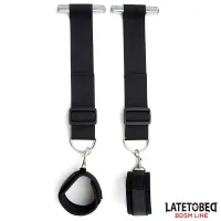 Restricciones para Puerta con Esposas Adjustables y Desmontables · LATETOBED BDSM LINE · Esposas y Ataduras