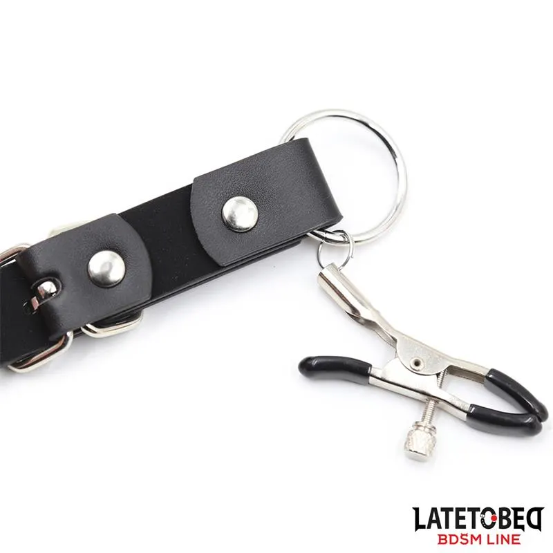 Correas de Bondage para Piernas con Pinzas para Clítoris · LATETOBED BDSM LINE · Accesorios y Sets — photo 3