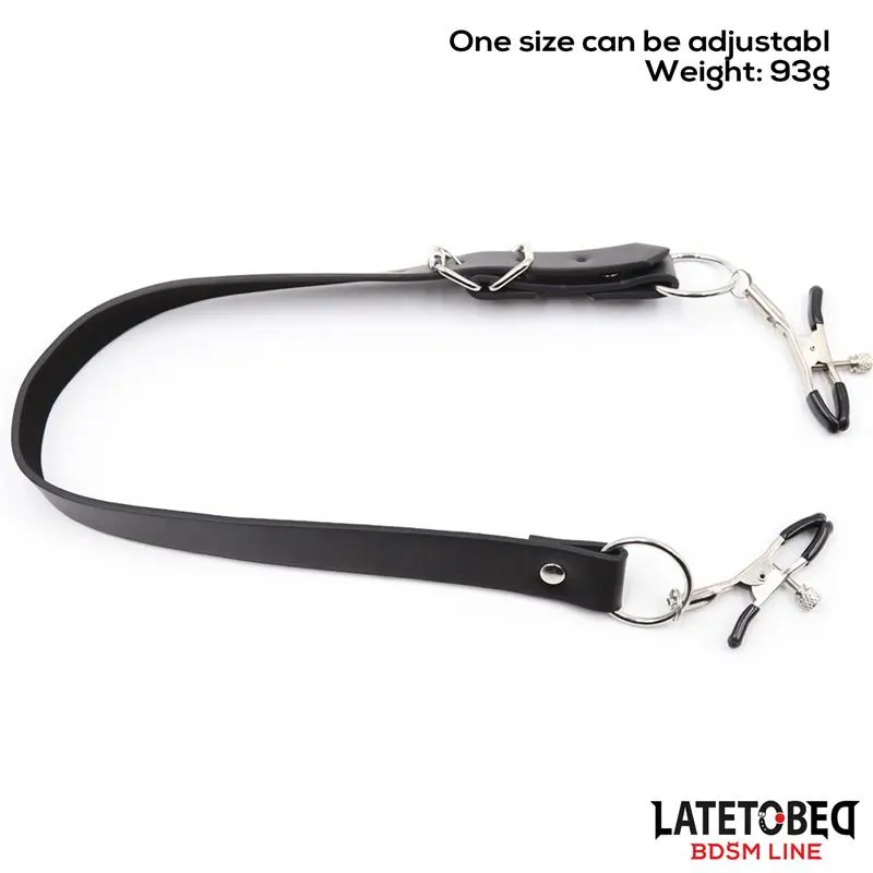 Correas de Bondage para Piernas con Pinzas para Clítoris · LATETOBED BDSM LINE · Accesorios y Sets — photo 5