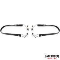 Correas de Bondage para Piernas con Pinzas para Clítoris · LATETOBED BDSM LINE · Accesorios y Sets