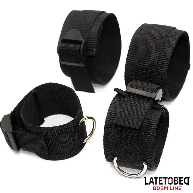 Restricciones para la Cama con Esposas Ajustables · LATETOBED BDSM LINE · Esposas y Ataduras — photo 4