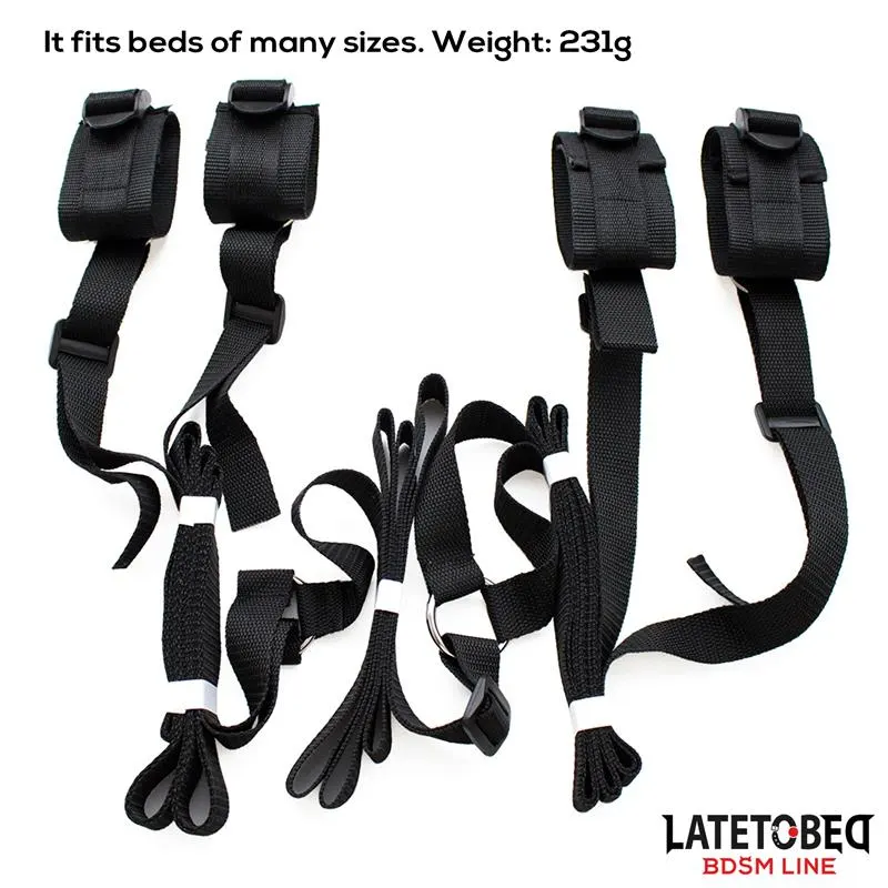 Restricciones para la Cama con Esposas Ajustables · LATETOBED BDSM LINE · Esposas y Ataduras — photo 9