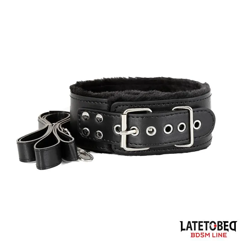 Set de 7 Piezas de Bondage Negro · LATETOBED BDSM LINE · Accesorios y Sets — Foto 2