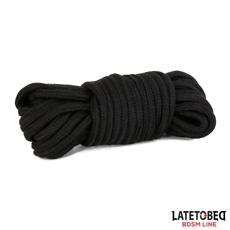 Set de 7 Piezas de Bondage Negro · LATETOBED BDSM LINE · Accesorios y Sets — Foto 6