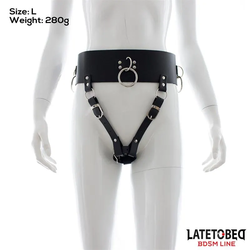 Cinturón de Castidad Femenino Ajustable · LATETOBED BDSM LINE · Castidad — foto 3