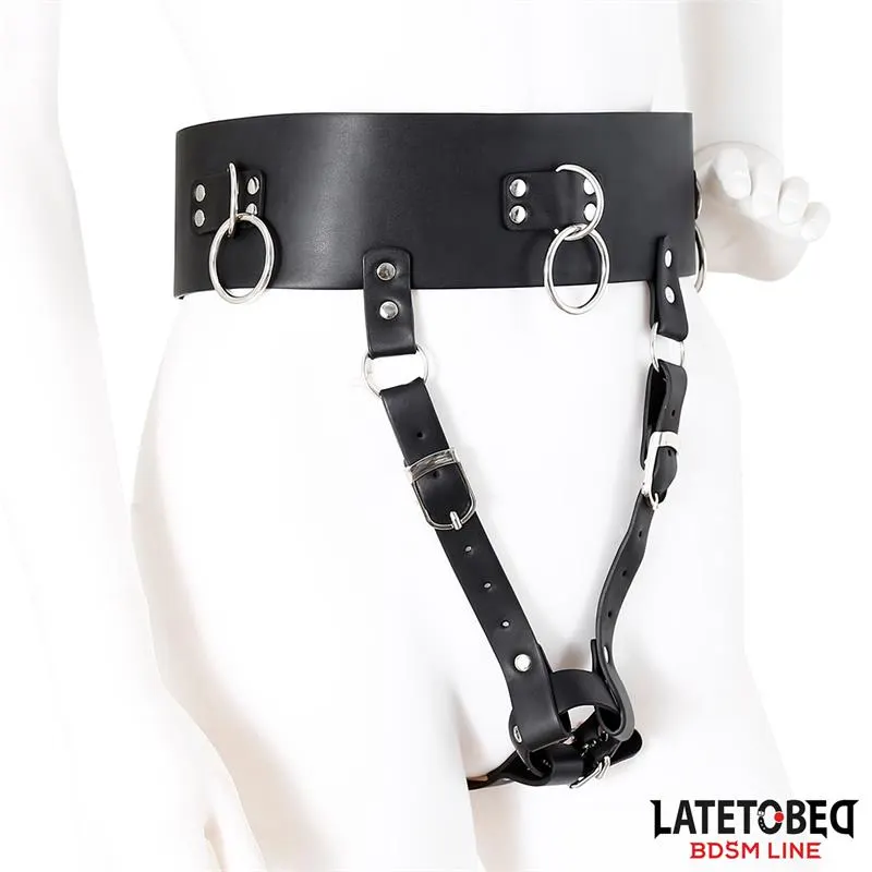 Cinturón de Castidad Femenino Ajustable · LATETOBED BDSM LINE · Castidad