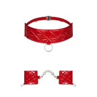 Hunteria Chocker y Esposas · OBSESSIVE · Juegos y Complementos Divertidos