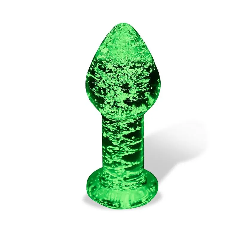 Plug Anal de Cristal que Brilla en la Oscuridad · INTOYOU SHINING LINE · Anal — photo 4