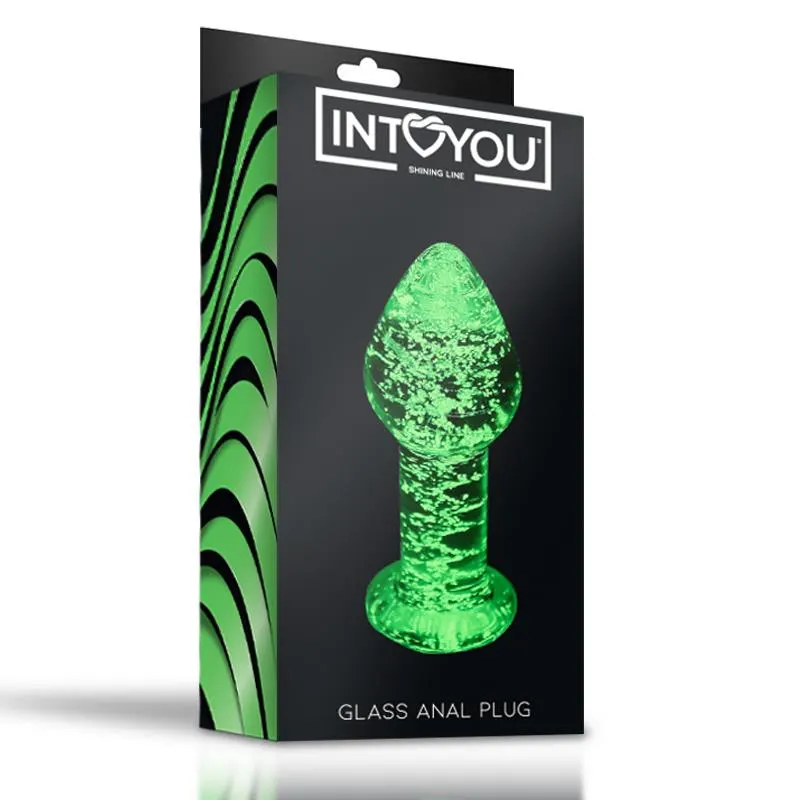 Plug Anal de Cristal que Brilla en la Oscuridad · INTOYOU SHINING LINE · Anal — photo 7