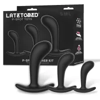 Set de 3 Masajeadores Prostáticos · LATETOBED · Anal