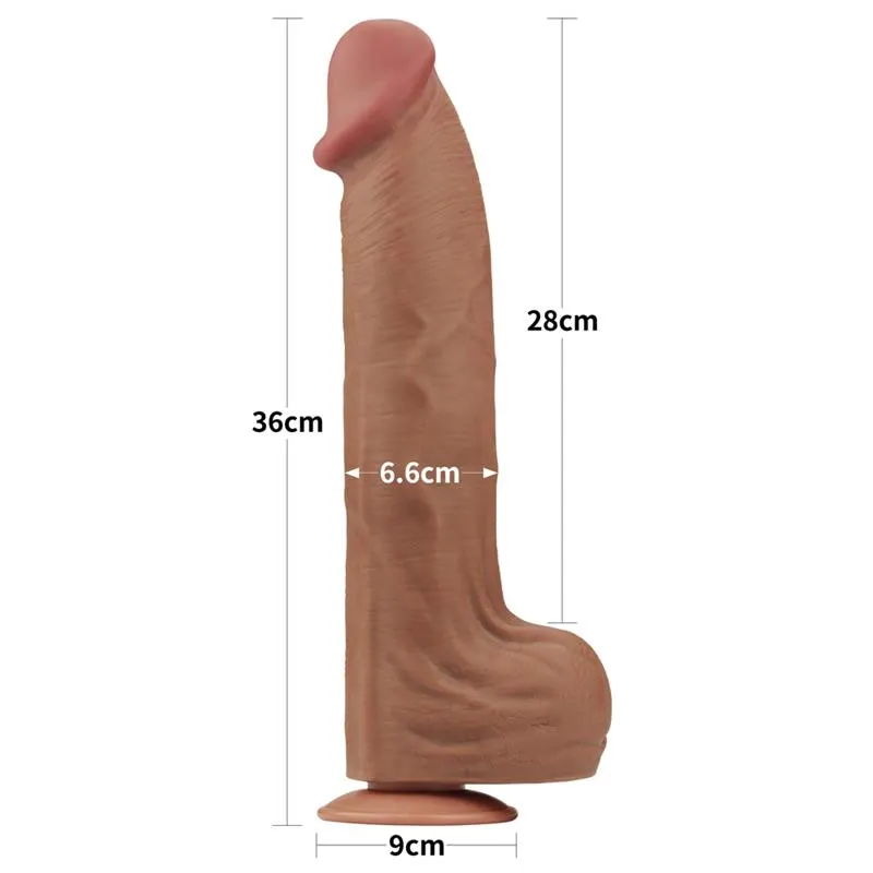 Dildo Dual Density Piel Deslizante Retractil 14 · LOVETOY · Dildos — photo 13