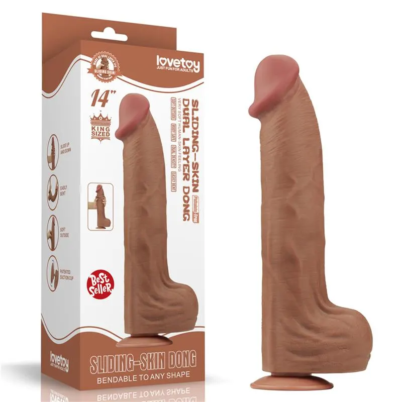 Dildo Dual Density Piel Deslizante Retractil 14 · LOVETOY · Dildos — photo 14