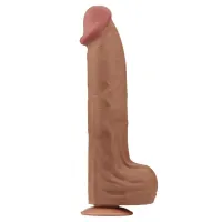 Dildo Dual Density Piel Deslizante Retractil 14 · LOVETOY · Dildos