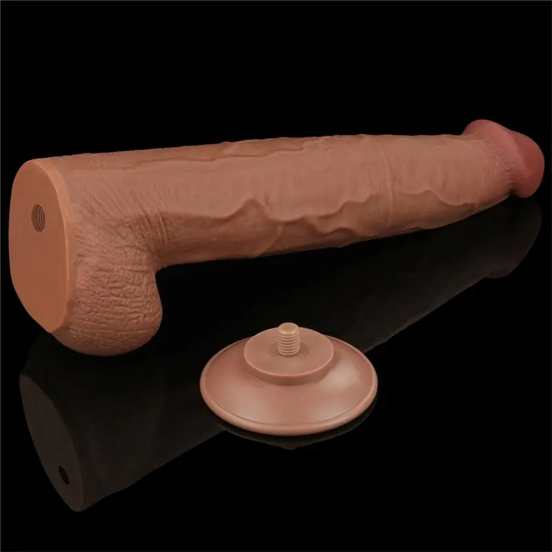 Dildo Dual Density Piel Deslizante Retractil 13.5 · LOVETOY · Dildos — Foto 12