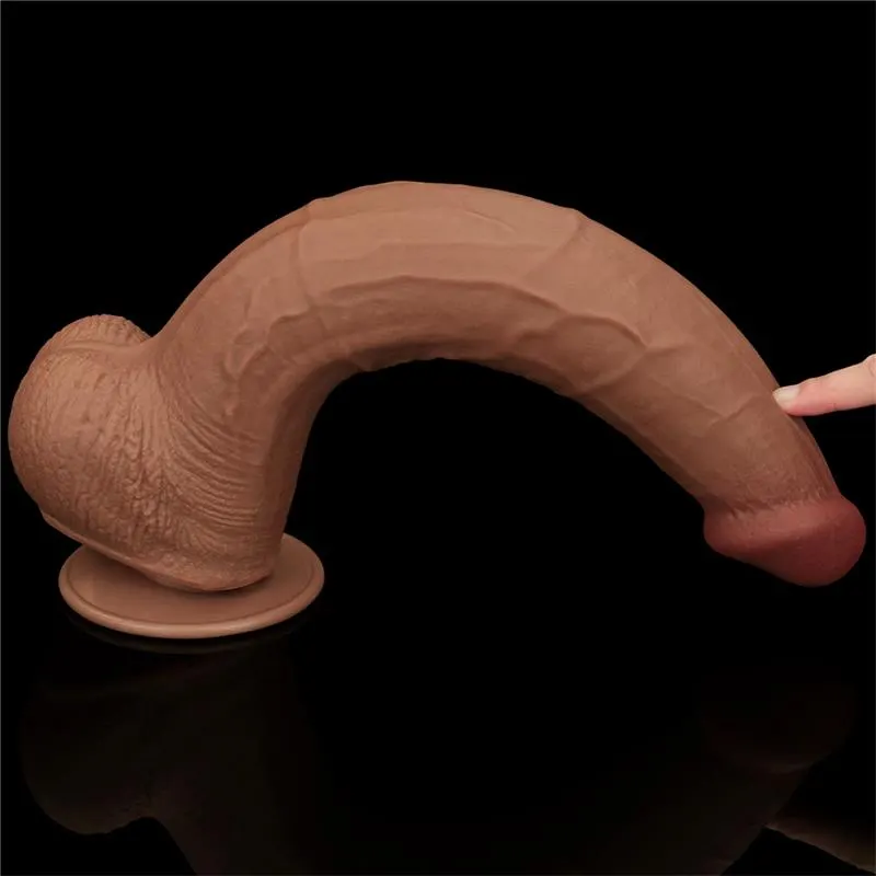 Dildo Dual Density Piel Deslizante Retractil 13.5 · LOVETOY · Dildos — Foto 4