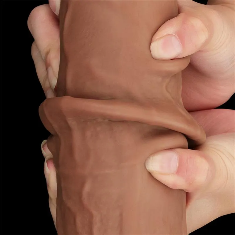 Dildo Dual Density Piel Deslizante Retractil 13.5 · LOVETOY · Dildos — Foto 6