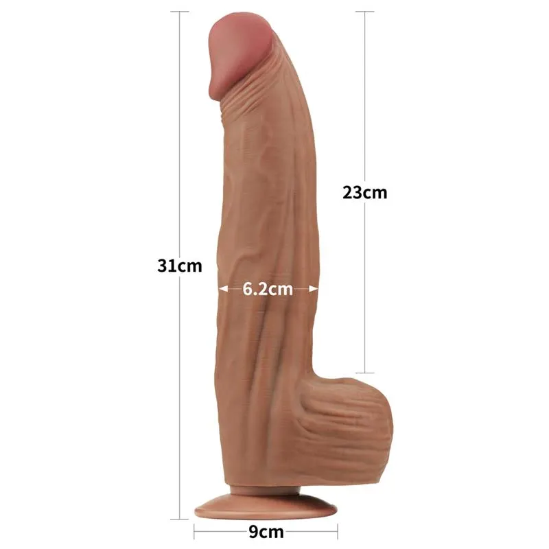 Dildo Dual Density Piel Deslizante Retractil 12 · LOVETOY · Dildos — photo 12