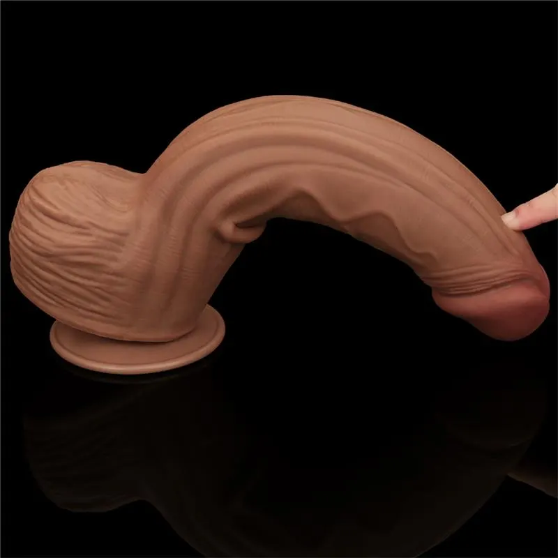 Dildo Dual Density Piel Deslizante Retractil 12 · LOVETOY · Dildos — photo 4