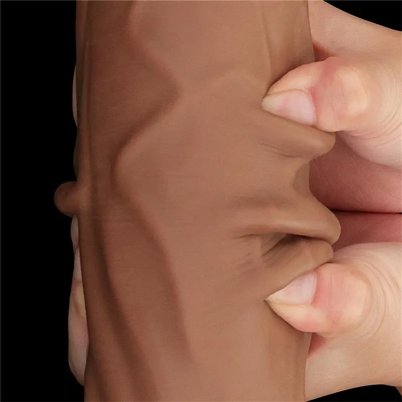Dildo Dual Density Piel Deslizante Retractil 12 · LOVETOY · Dildos — photo 6