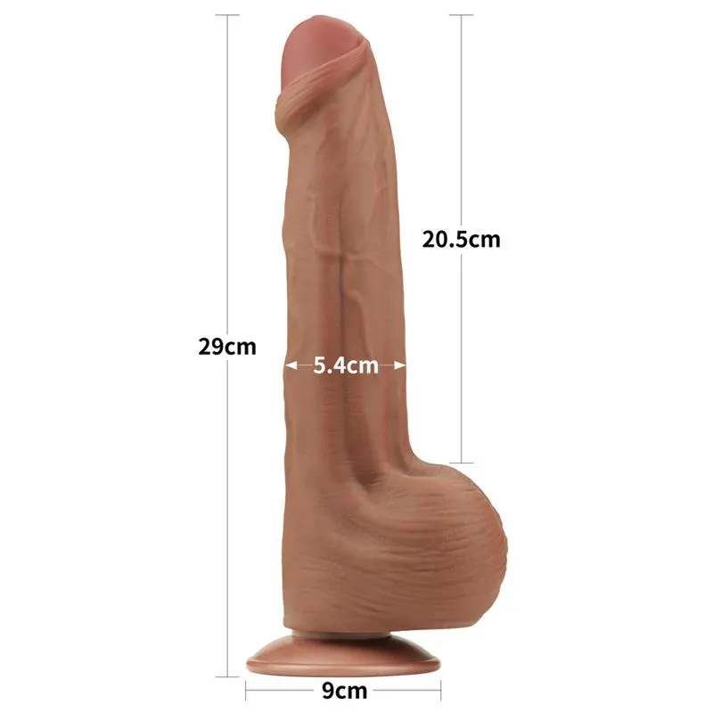 Dildo Dual Density Piel Desizante Retractil 11.5 · LOVETOY · Dildos — Foto 12