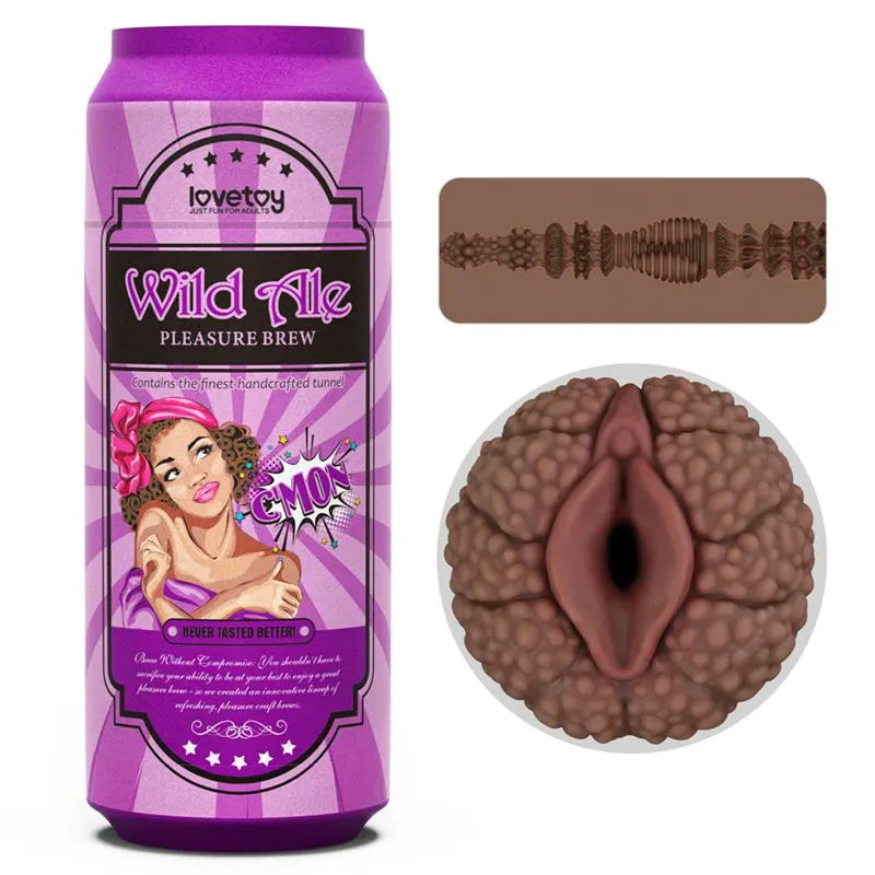 Lata Masturbadora Vagina Wild Ale · LOVETOY · Masturbadores Él