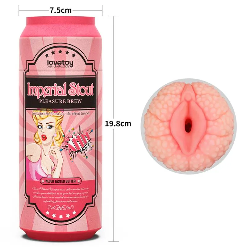 Lata Masturbadora Vagina Imperial Stout · LOVETOY · Masturbadores Él — Foto 12