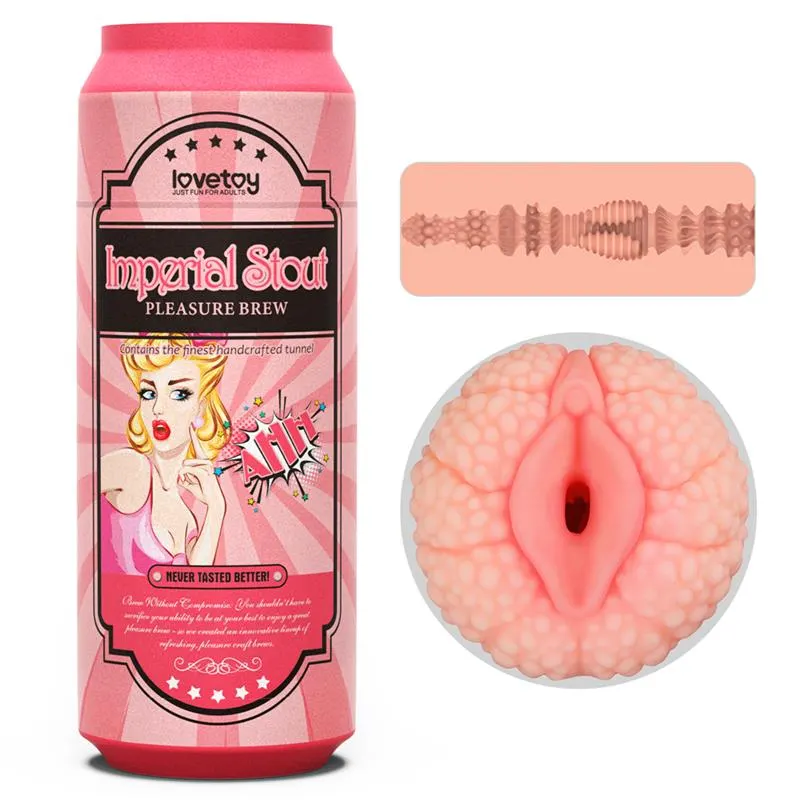 Lata Masturbadora Vagina Imperial Stout · LOVETOY · Masturbadores Él