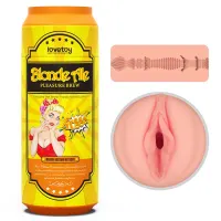 Lata Masturbadora Vagina Blond Ale · LOVETOY · Masturbadores Él
