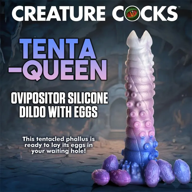 Tenta-Queen Dildo Ovipositor con 6 Huevos · CREATURE COCKS · Dildos — photo 11
