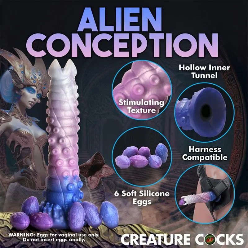 Tenta-Queen Dildo Ovipositor con 6 Huevos · CREATURE COCKS · Dildos — photo 14