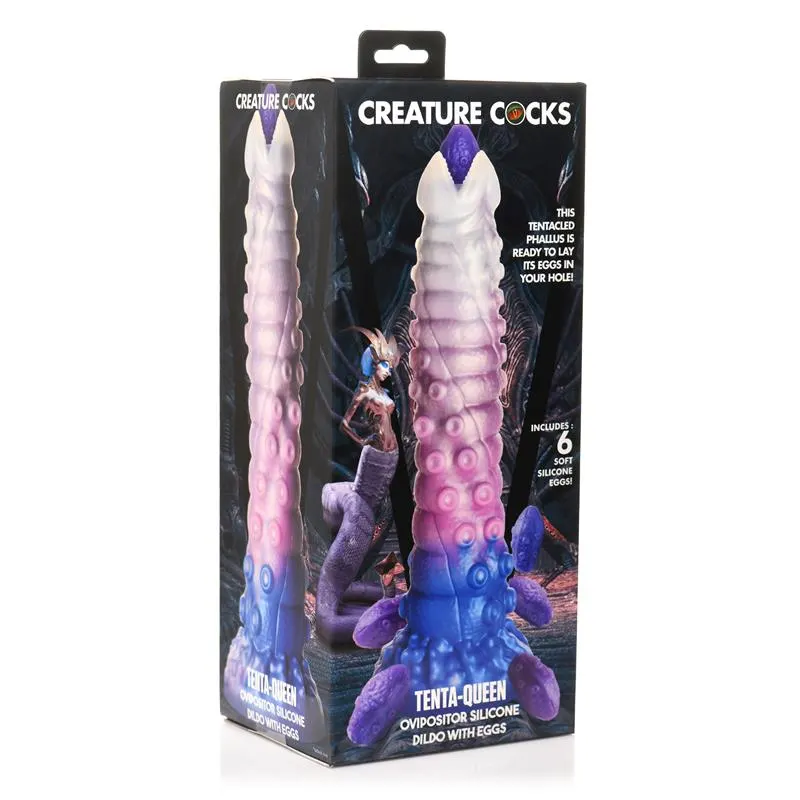 Tenta-Queen Dildo Ovipositor con 6 Huevos · CREATURE COCKS · Dildos — photo 17