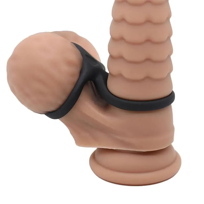 Anillo Triple Pene y Testículos Silicona Líquida Flexible · BEAST RINGS · Anillos para el Pene — photo 6