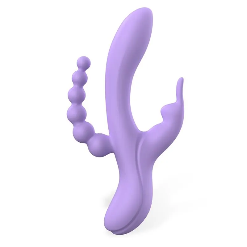 Lindsay Vibrador con Cadena Anal Silicona Líquida Unibody Flexible 2 Motores · ENGILY ROSS · Vibradores — Foto 3