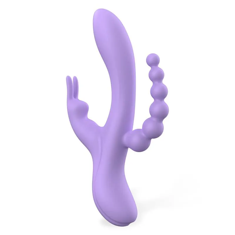 Lindsay Vibrador con Cadena Anal Silicona Líquida Unibody Flexible 2 Motores · ENGILY ROSS · Vibradores — Foto 4