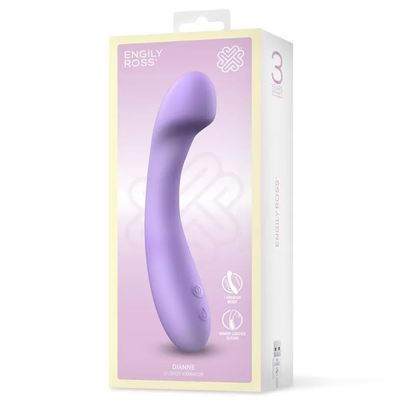 Dianne Vibrador Silicona Líquida Unibody Punto G Flexible USB · ENGILY ROSS · Vibradores — Foto 7