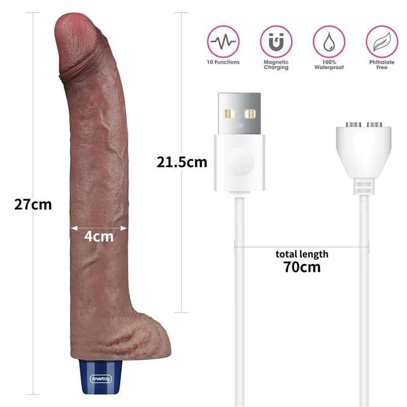 Vibrador Realista 11 USB · LOVETOY · Dildos — Foto 12