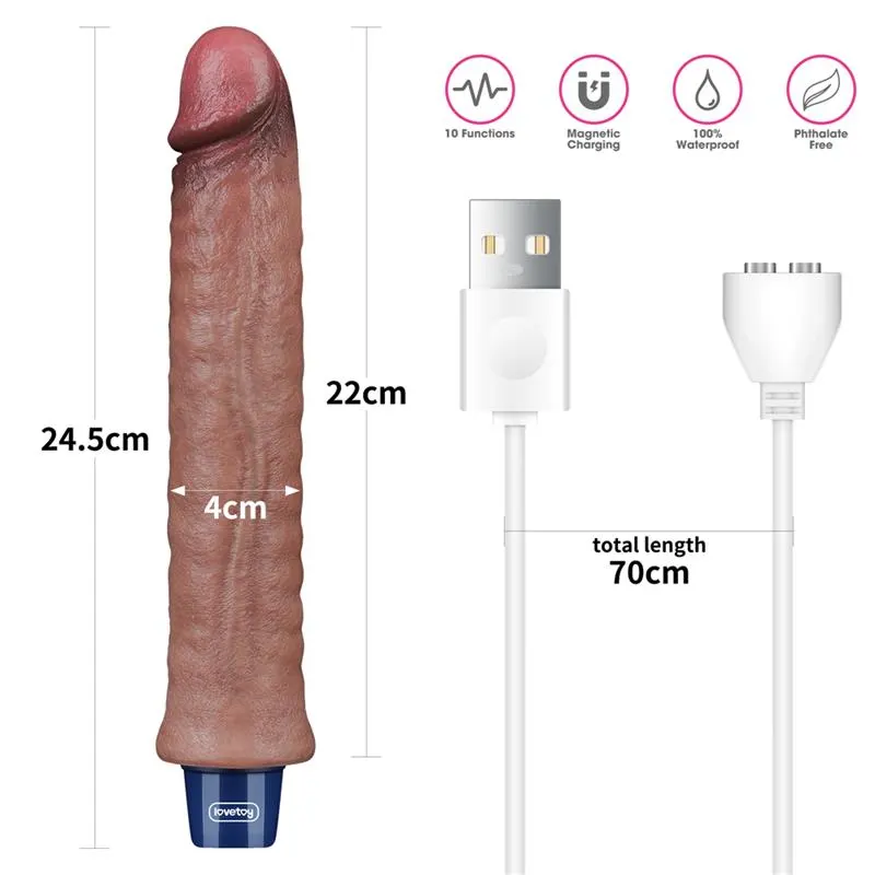 Vibrador Realista 9.5 USB · LOVETOY · Vibradores — photo 11