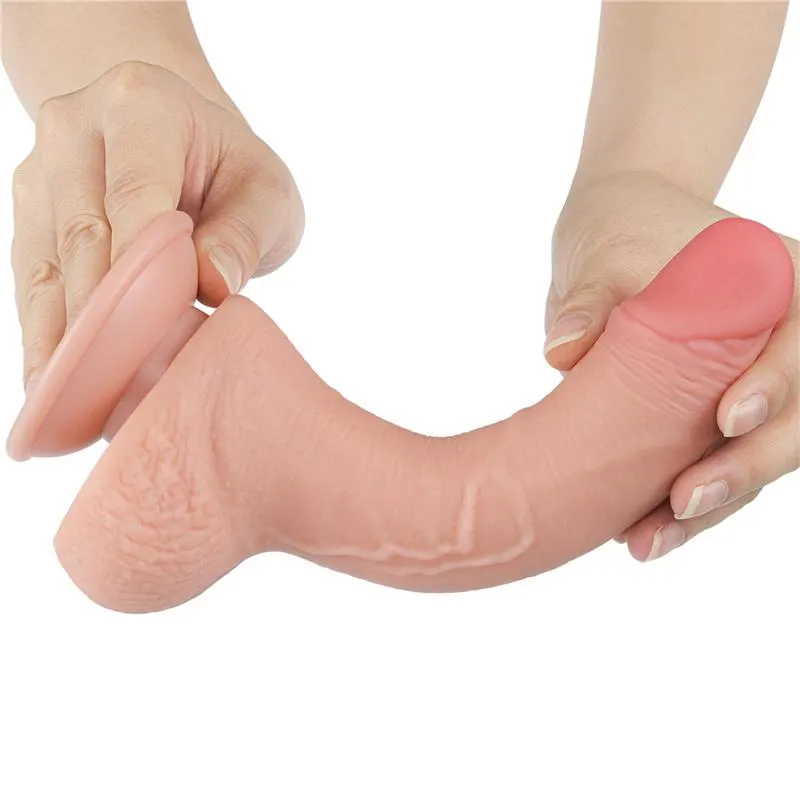 Dildo Dual Layer Piel Deslizante Retractil · LOVETOY · LOVETOY · Dildos — Foto 11