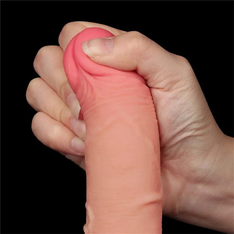 Dildo Dual Layer Piel Deslizante Retractil · LOVETOY · LOVETOY · Dildos — Foto 3