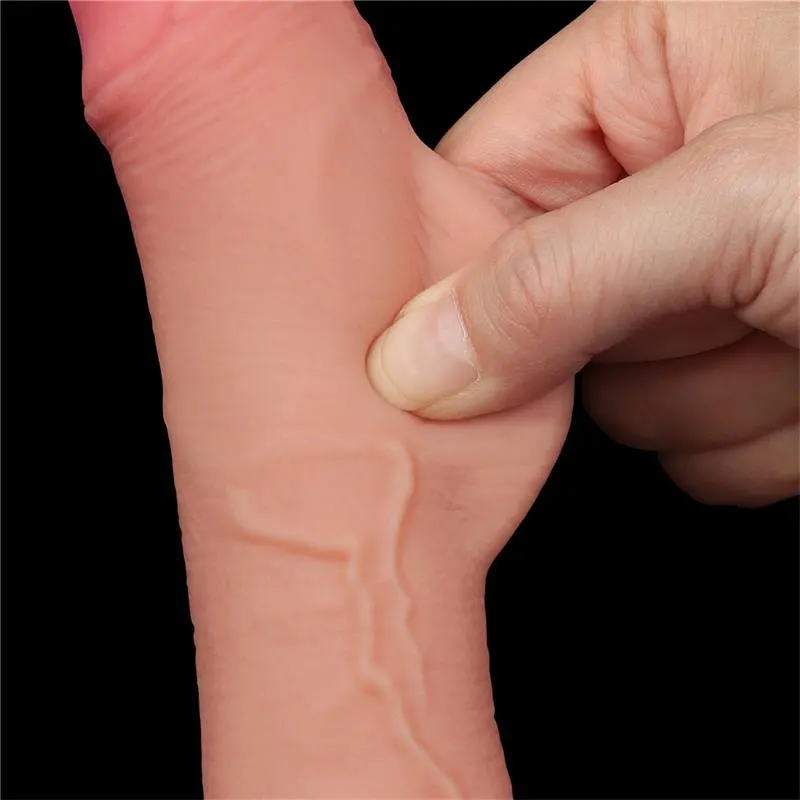 Dildo Dual Layer Piel Deslizante Retractil · LOVETOY · LOVETOY · Dildos — Foto 8