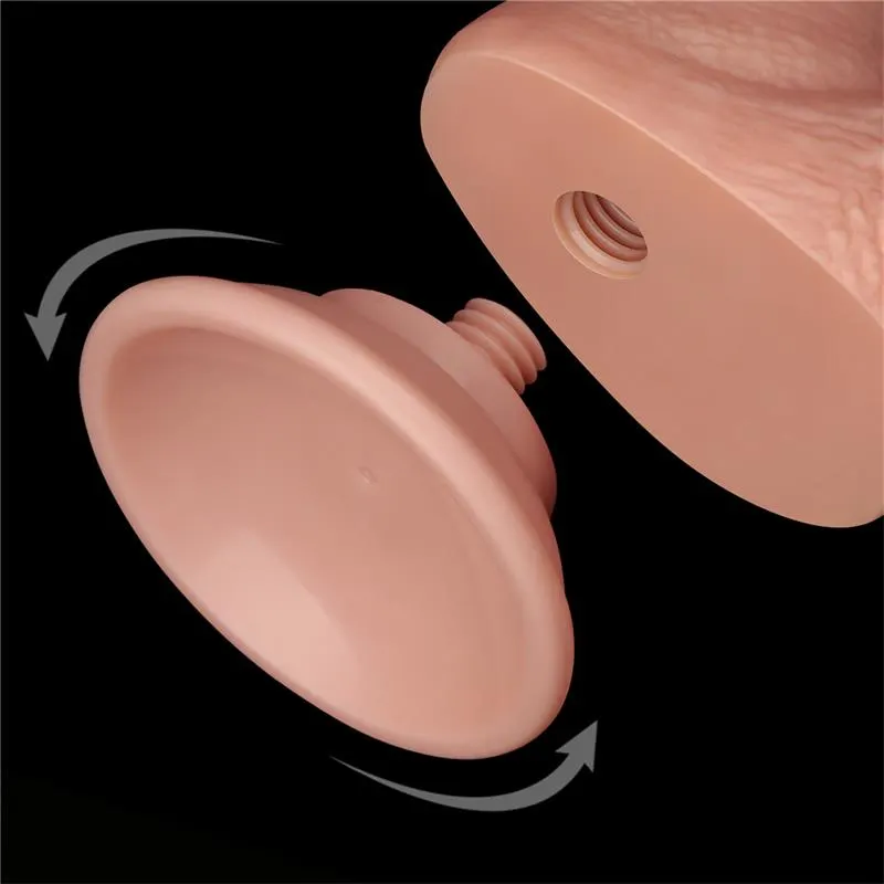 Dildo Dual Layer Piel Deslizante Retractil · LOVETOY · LOVETOY · Dildos — Foto 10