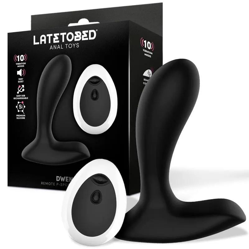 Dwen Estimulador Prostático USB con Control Remoto · LATETOBED · Anal