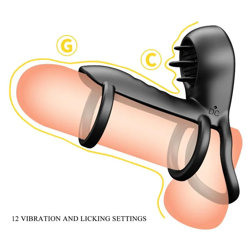 Jammy Anillo Triple con Vibración USB · PRETTYLOVE · Anillos para el Pene — photo 2
