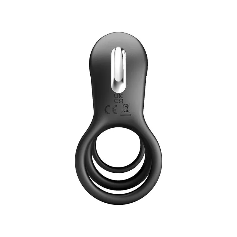 Jammy Anillo Triple con Vibración USB · PRETTYLOVE · Anillos para el Pene — photo 4